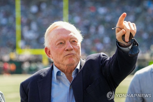 제리 존스 NFL 댈러스 카우보이스 구단주 / 사진=연합뉴스