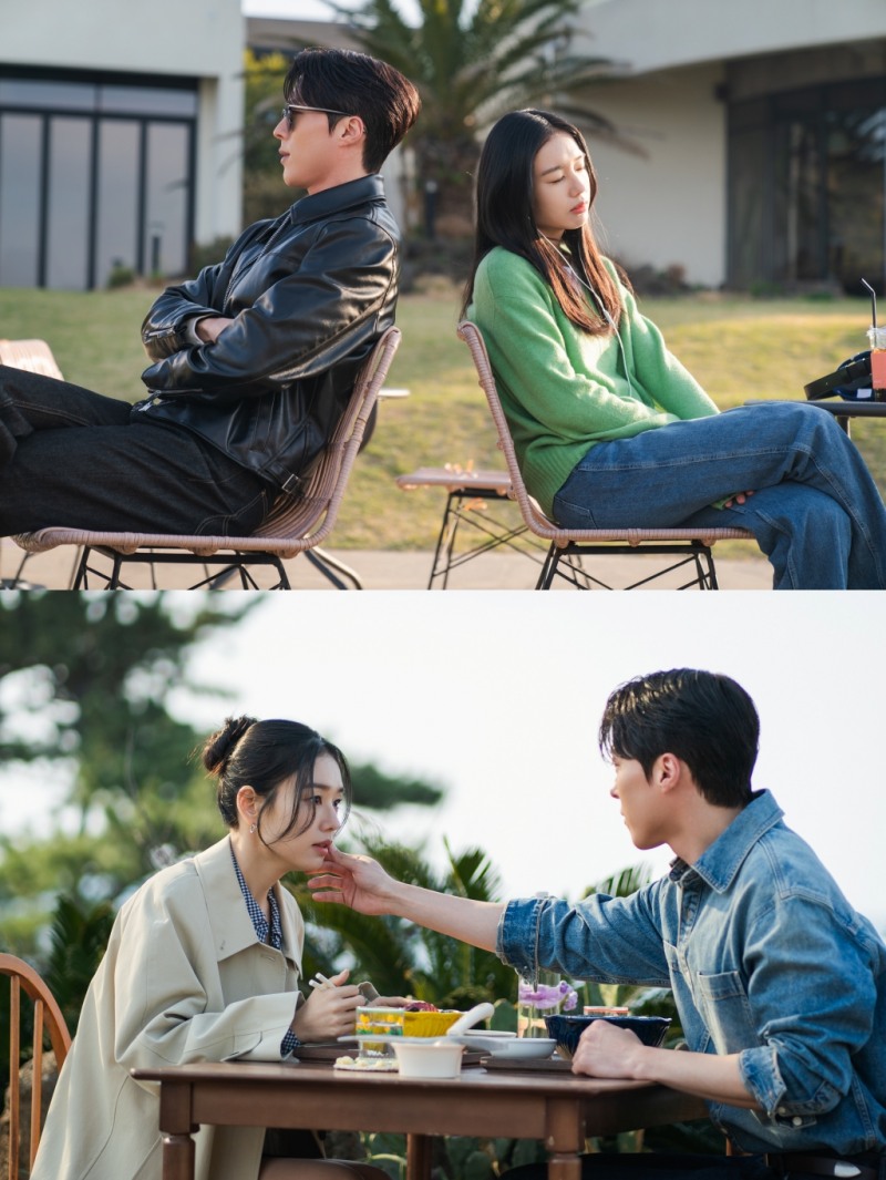 ‘키스는 괜히 해서!’ 장기용X안은진 케미폭발 투 샷 ‘연애세포 자극’