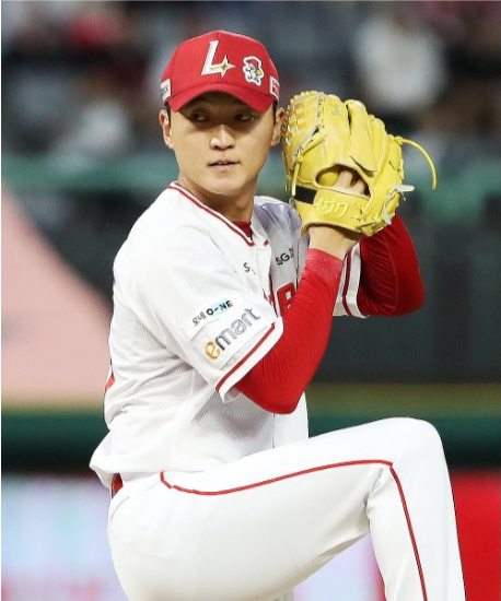 SSG 선발 등판한 김건우 / 사진=SSG 랜더스 제공