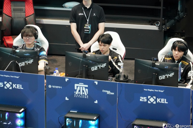 두 라운드를 연속으로 가져갔던 대전 오토암즈도 후반에 어려움을 겪었다.
