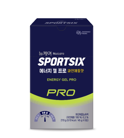 뉴케어 스포식스 에너지 젤 프로 파인애플 맛