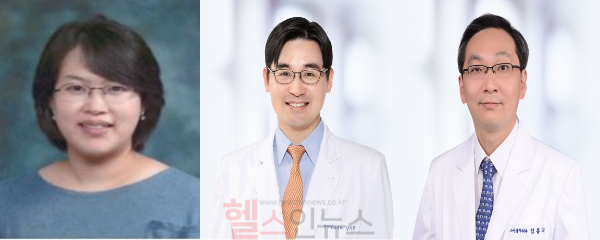 (왼쪽부터) 김소영 의생명연구원 연구교수, 김기범 소아청소년과 교수, 임홍국 소아흉부외과 교수 (사진 제공=서울대병원)