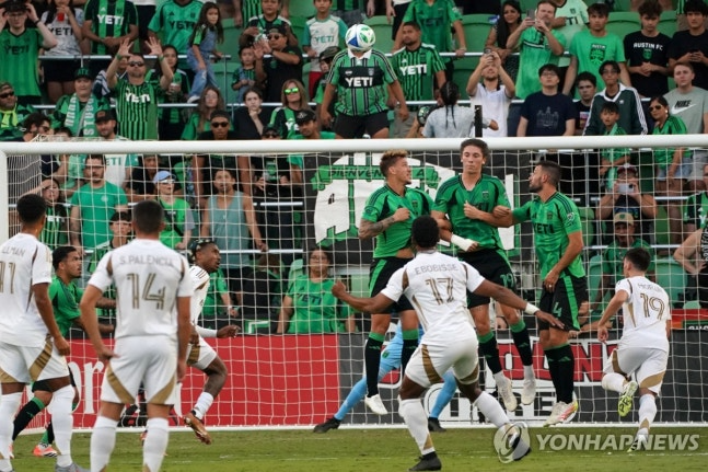 LAFC-오스틴 경기 장면 / 사진=연합뉴스