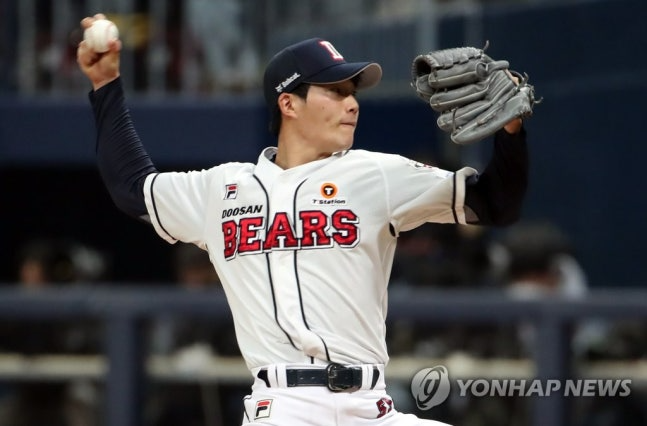 두산 두 번째 투수 이승진 / 사진=연합뉴스