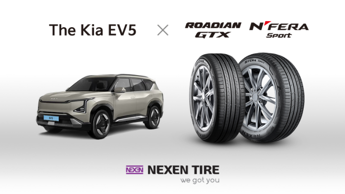 넥센타이어, 기아 전기 SUV ‘EV5’에 신차용 타이어 공급