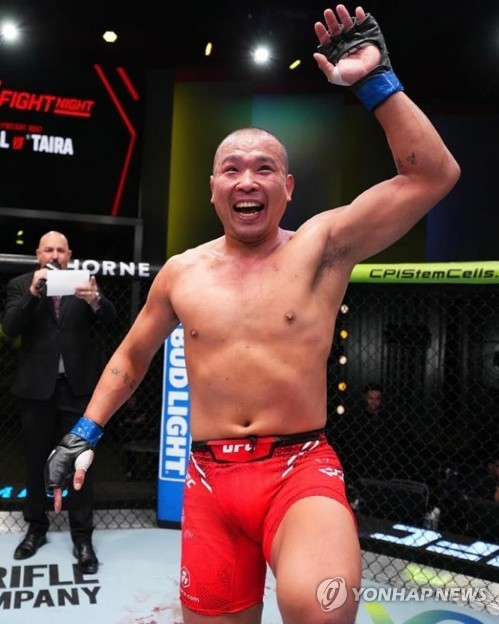 TFC 출신 UFC 파이터 박준용 / 사진=UFC 제공. 연합뉴스