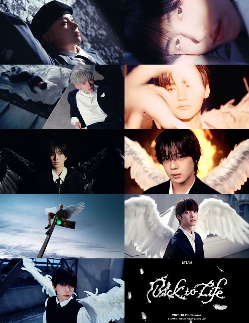 &TEAM, 미니 1집 두 번째 콘셉트 클립·포토 공개…압도적 비주얼로 9인 9색 매력 방출