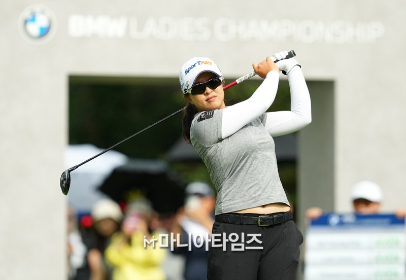 김세영이 1번홀에서 티샷하고 있다./BMW 레이디스 챔피언십 대회 조직위원회