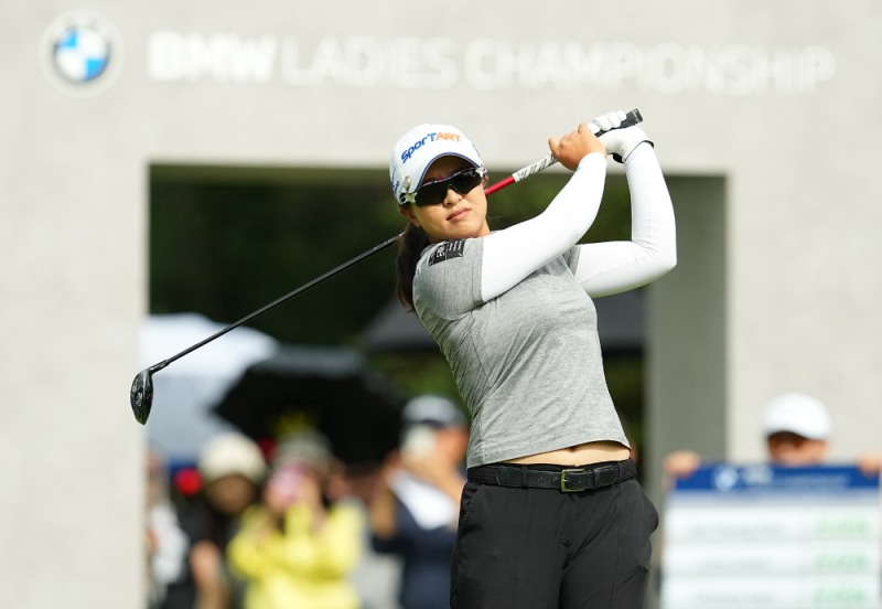 김세영이 1번홀에서 티샷하고 있다./BMW 레이디스 챔피언십 대회 조직위원회