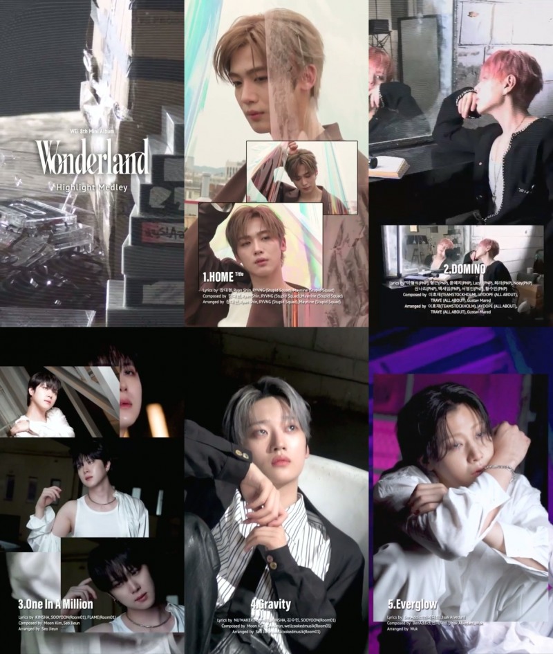 위아이, 미니 8집 'Wonderland' 하이라이트 메들리 공개…타이틀곡은 'HOME'