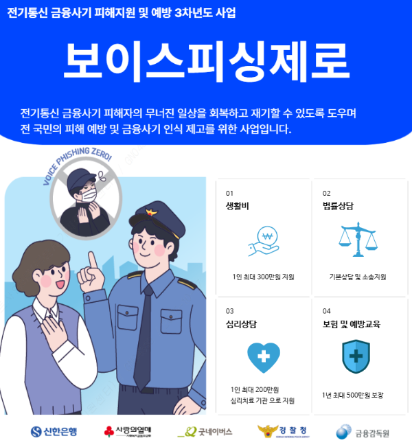 신한은행, ‘보이스피싱제로’ 3차년도 사업 본격 추진 (이미지 제공=신한은행)