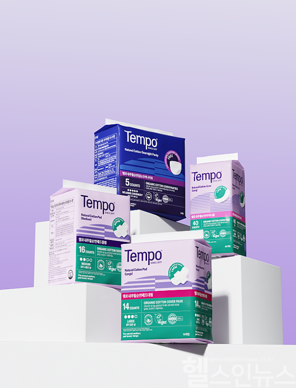 동아제약 템포, 초경의 날 맞아 취약계층 여성청소년에 생리대 기부 (사진 제공=동아제약)