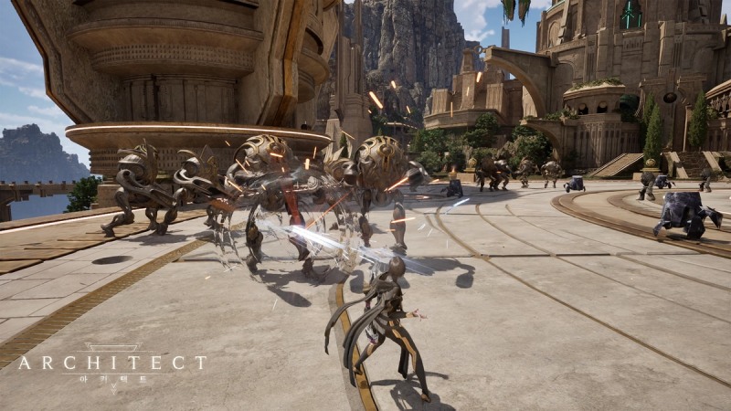 MMORPG에서 느낄 수 있는 모험과 전투의 재미를 '아키텍트'를 통해 다시 경험할 수 있다(제공=드림에이지).
