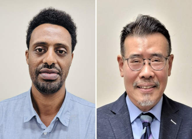 방명걸 교수 연구팀_Wubshet Mekonnen GIRMA 연구교수(왼쪽)와 방명걸 교수