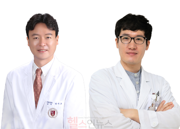 (왼쪽부터) 장기모 고대안암병원 교수, 이진혁 고대안암병원 박사 (사진 제공=고대안암병원)