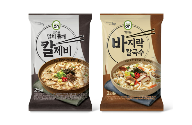 hy는 신선 간편식 브랜드 '잇츠온'에서 겨울면 2종을 출시한다고 21일 밝혔다. ⓒ hy