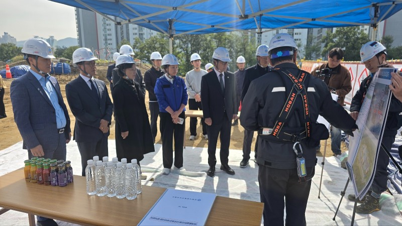 안양시의회 도시건설위원회,비산·포일 통합정수장 현대화 사업 현장 방문