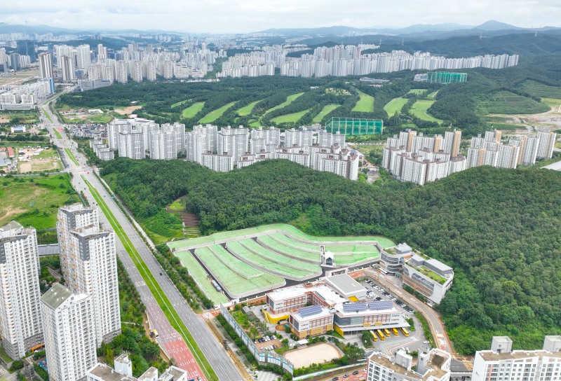 동탄더힐 준공현장/엠디엠제공