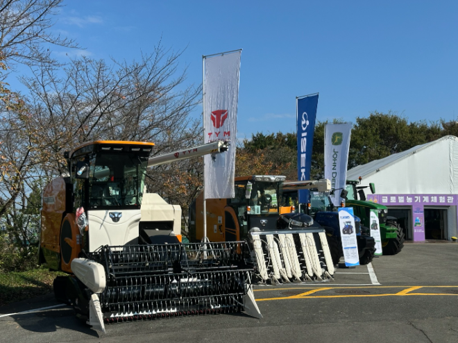 ‘2025 국제농업박람회’에 전시된 TYM 제품 / 사진제공=TYM
