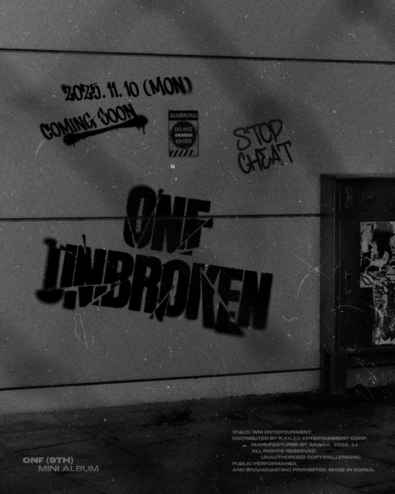 온앤오프, 내달 10일 미니 9집 앨범 발매…시크릿 비디오와 커밍순 이미지 공개