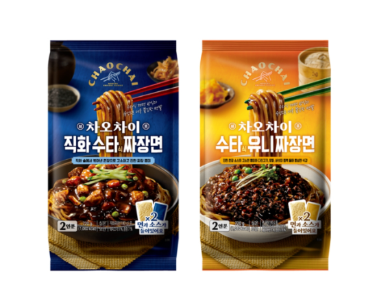 샘표가 론칭한 중화 미식(중식) 소스·간편식 브랜드 차오차이가 출시하는 수타식 짜장면 키트 2종 이미지 ⓒ 샘표