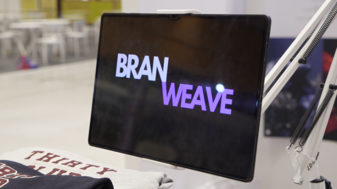 브랜위브(Branweave) 브랜드 디스플레이 영상. (제공=브랜위브)