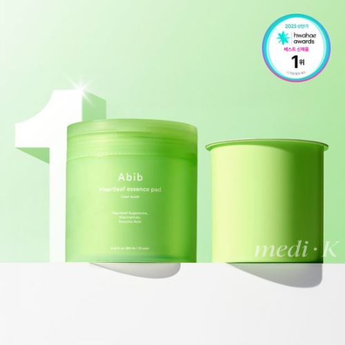 Abib Heartleaf Spot Pad Clear Touch (Image courtesy of Olive Young)