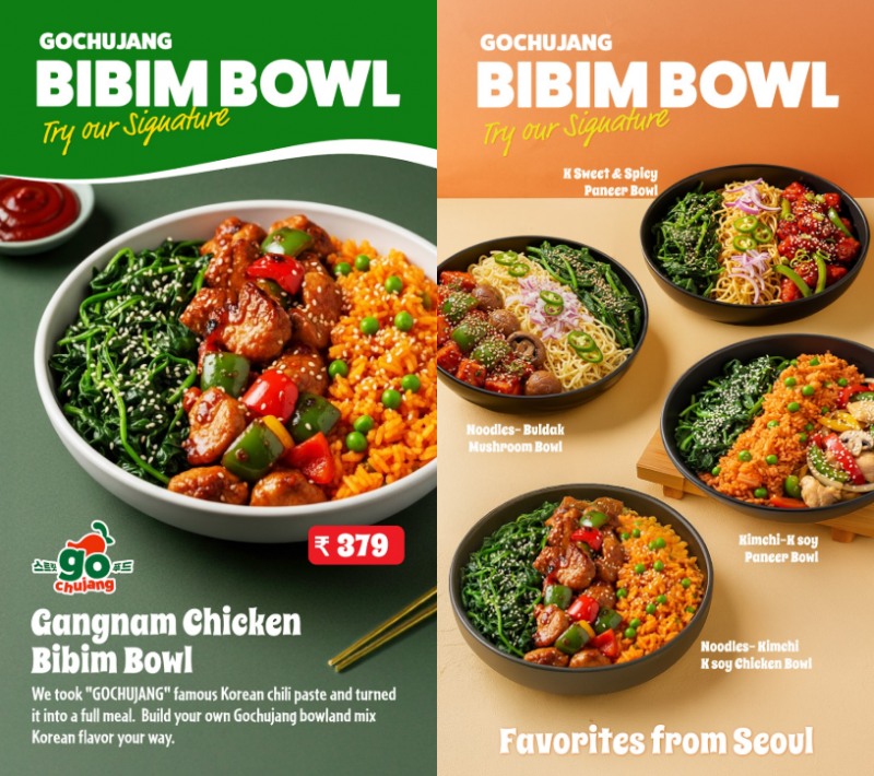 사진='gochujang'에서 선보이는 현지화 K-푸드 메뉴