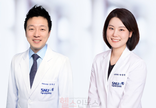 (왼쪽부터) 장영은·박정빈 마취통증의학과 교수 (사진 제공=서울대병원)