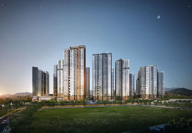 올 11월 입주를 앞두고 있는 동대문구 '이문아이파크자이' 투시도 ⓒHDC현대산업개발, GS건설