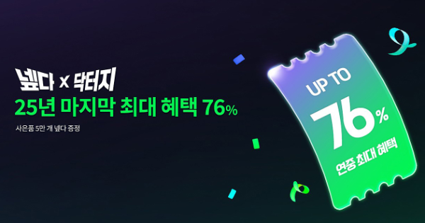 닥터지, 네이버 쇼핑 ‘넾다세일’ 참여…최대 할인 혜택 제공