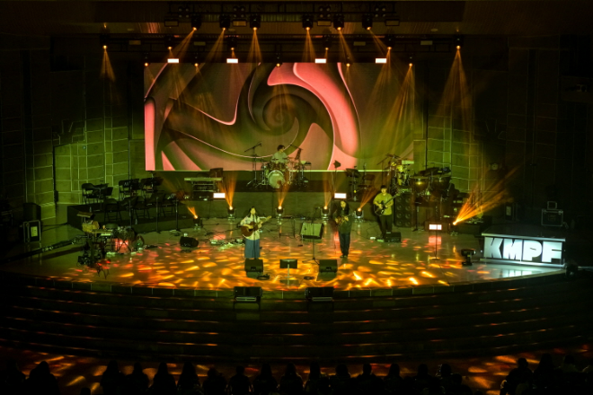 성황리에 진행 중인 '2025 음악실연자 페스티벌' 제주 뮤지션 ‘모허’ 무대. (사진제공=음실련)