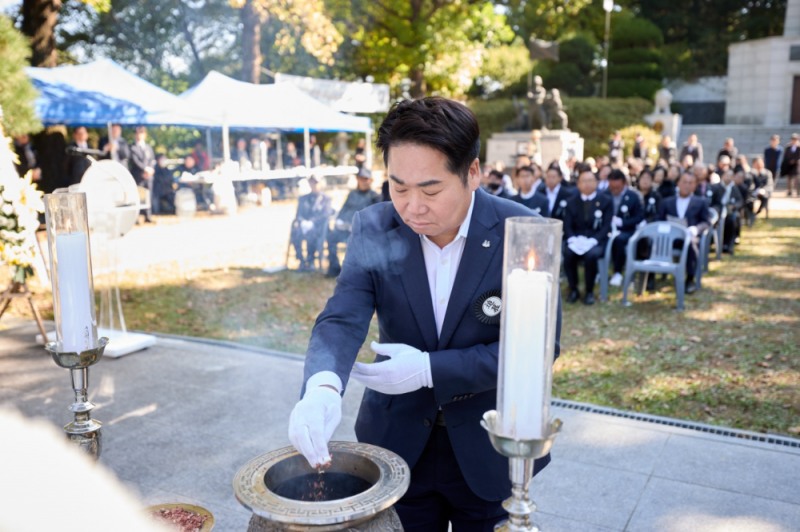 오세현 아산시장, 제45회 자유수호희생자 합동위령제 "선열의 희생 정신 잊지 않겠다"