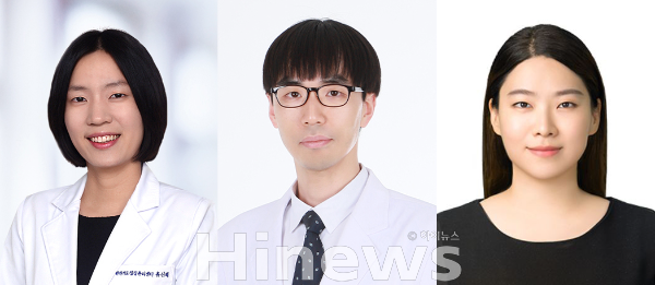 (왼쪽부터) 유신혜 서울대병원 교수, 김정한 이대목동병원 교수 및 심진아 한림대 교수 (사진 제공=서울대병원)