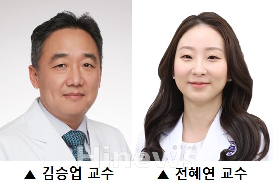 (왼쪽부터) 김승업 연세대 세브란스병원 소화기내과 교수와 전혜연 용인세브란스병원 교수 (사진 제공=세브란스병원)