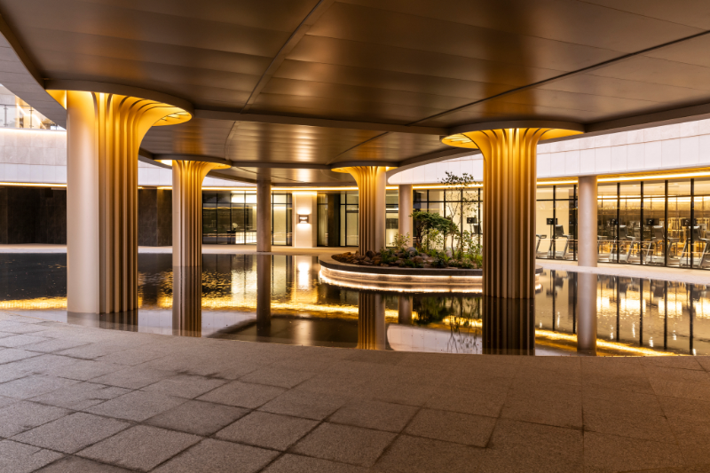 라체르보 써밋 썬큰정원./대우건설