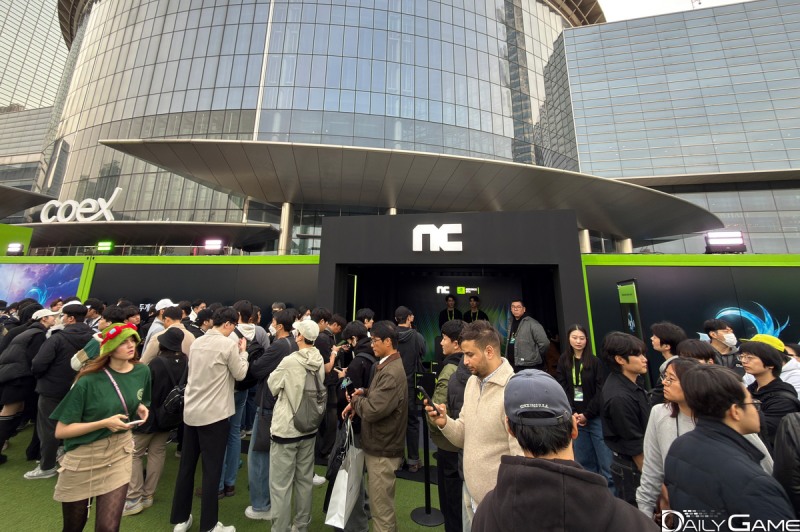 엔씨가 유일하게 게임 시연사로 참여했다.