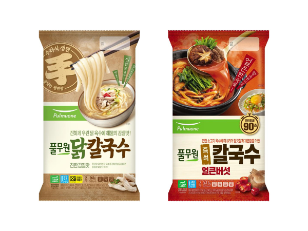 풀무원, 생면 식감 살린 칼국수 2종 출시