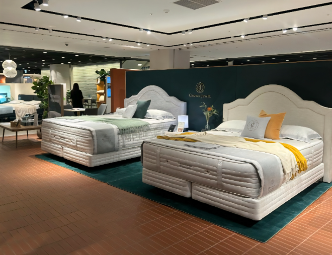 씰리침대, 롯데백화점 잠실점서 하이엔드 럭셔리 라인업 ‘크라운쥬얼’ 출시 기념 팝업스토어 진행