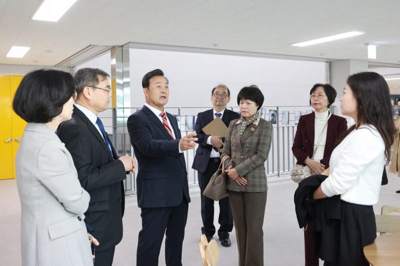 김성제 의왕시장,내손중고등학교 학교 공개의 날 참석