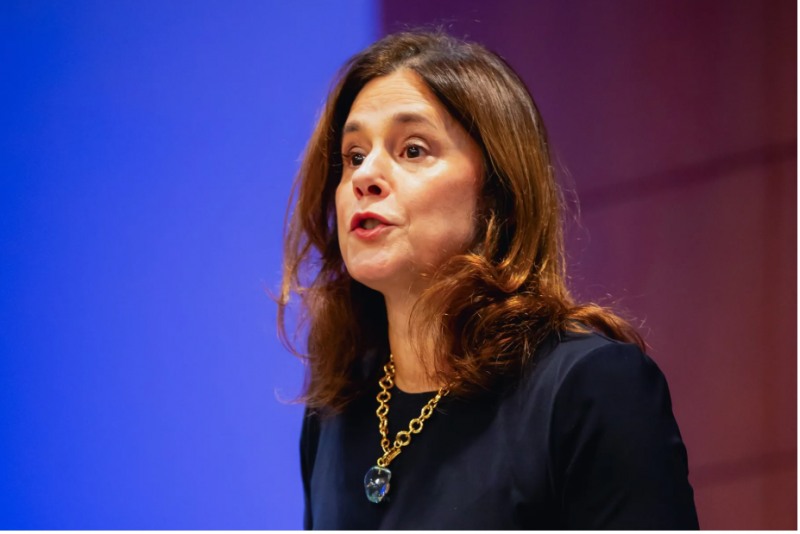 10월 美연준의 기준금리 인하 조치에 반대의견을 제시한 로리 로건 댈러스 연은 총재. 사진=블룸버그통신