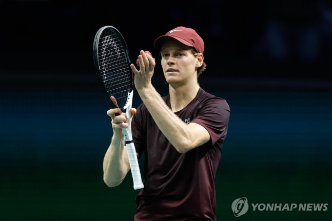 세계 1위 탈환까지 2승 남은 신네르 / 사진=연합뉴스