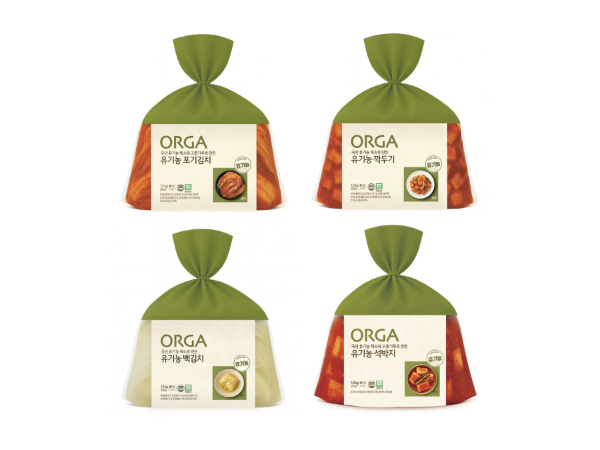 풀무원 올가홀푸드, 유기농 김치 4종 출시