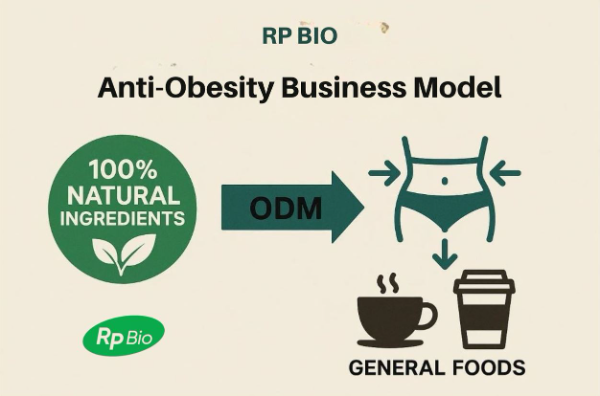 100% 천연원료 비만 개선 관련 사업모델 인포그래픽