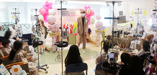 서울아산병원에서 '사랑 나눔에 동참하세요' 이벤트가 진행 중이다. 사진 제공 : 펄어비스