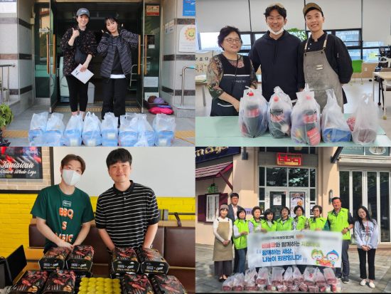 지난달 BBQ가 패밀리(가맹점주)와 함께 ‘패밀리와 함께하는 치킨릴레이(이하 패치릴)’을 통해 전국 각지 복지시설과 기관에 치킨 1000마리를 전달했다. ⓒ BBQ