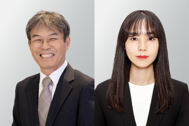 (왼쪽부터) 숙명여대 약학대학 김용기 교수, 석박통합과정 조예나 학생. (사진제공=숙명여대)