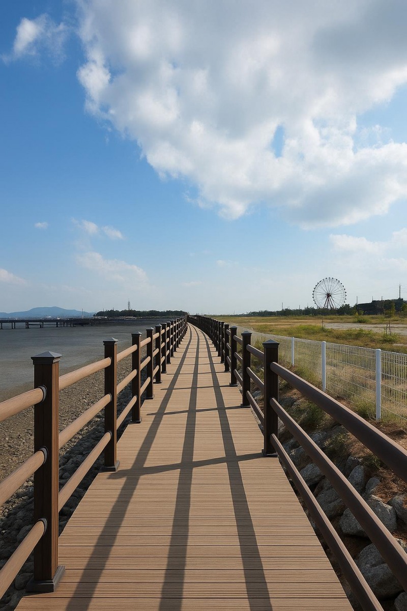 당진시, 삽교호관광지~음섬포구 해안둘레길 조성