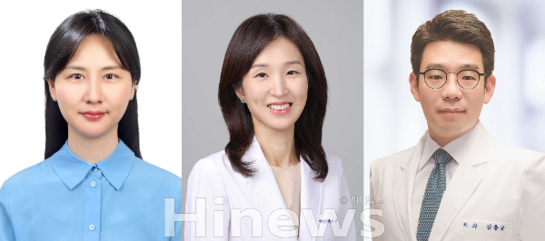 (왼쪽부터) 연희라·하수민 영상의학과 교수, 김홍규 유방내분비외과 교수 (사진 제공=서울대병원)