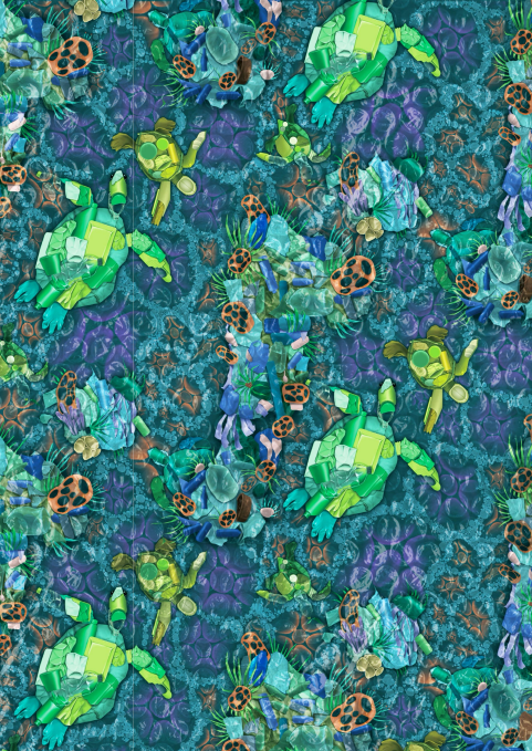 국무총리상을 수상한 김나혜 학생(한양대 ERICA 주얼리·패션디자인학과 23학번) 작품 “A cry for ocean sustainability (바다의 지속가능성을 위한 외침)”/ (사진제공=한양대 ERICA)